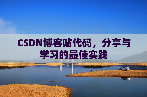 CSDN博客贴代码，分享与学习的最佳实践